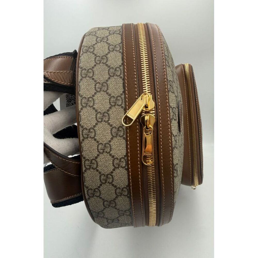 Gucci GUCCI GG Supreme and Leather  Backpack - Picture 3 of 6